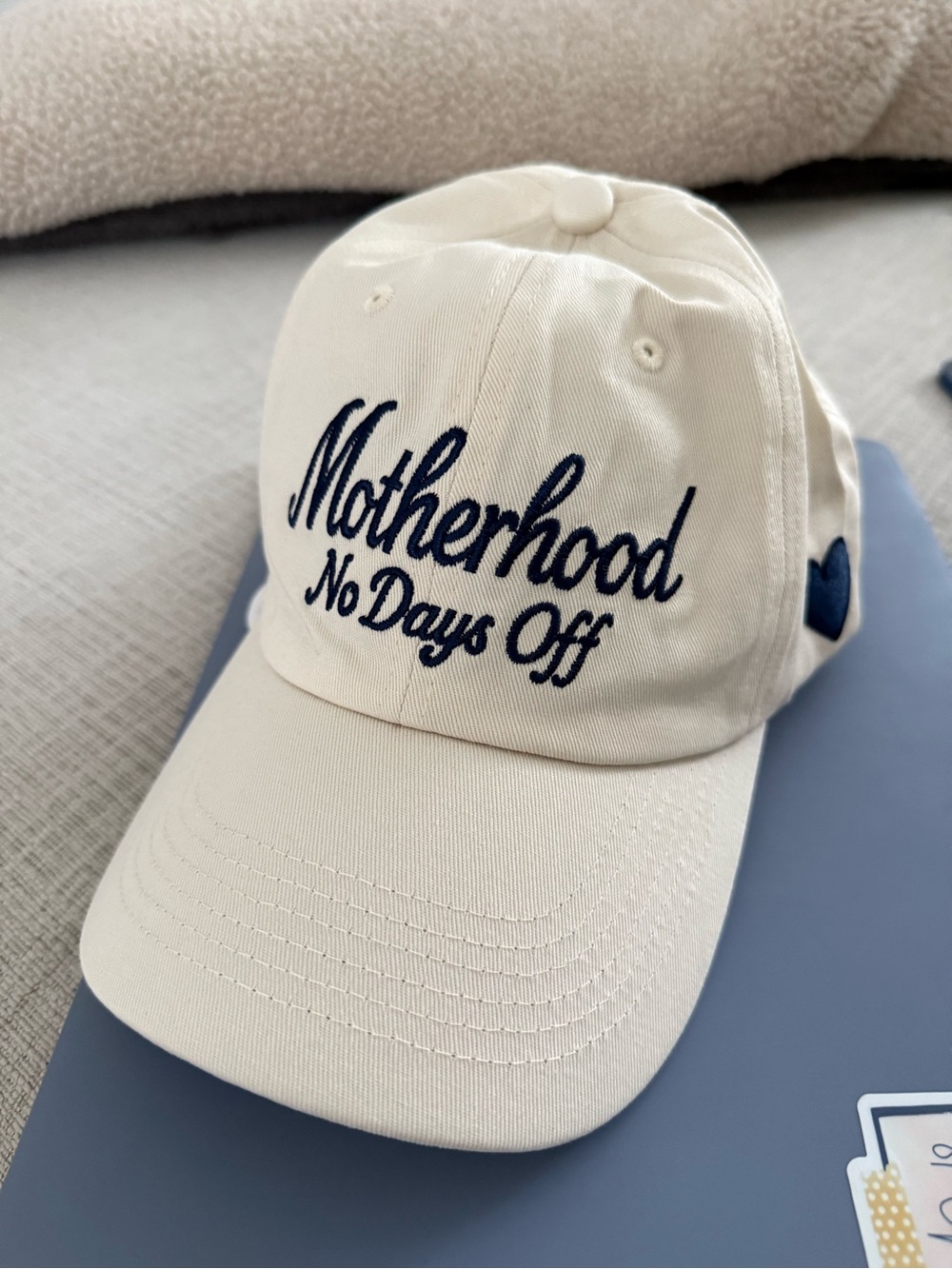 Motherhood No Days Off Embroidered Baseball Cap